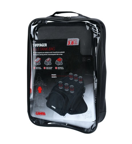 Borsa magnetica per serbatoio con kit 3 borselli intercambiabili