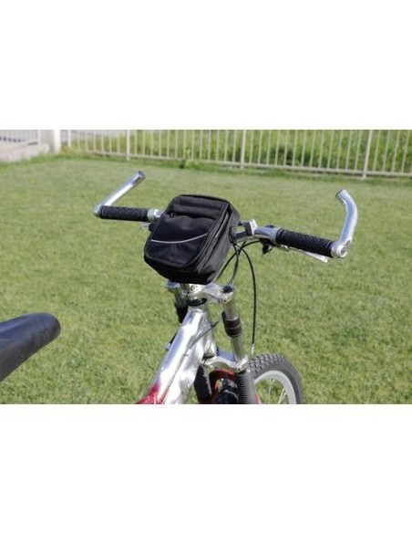 Borsa manubrio bicicletta portaoggetti impermeabile con tracolla