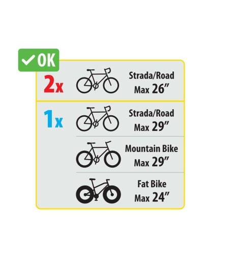 Borsa porta ruote bicicletta