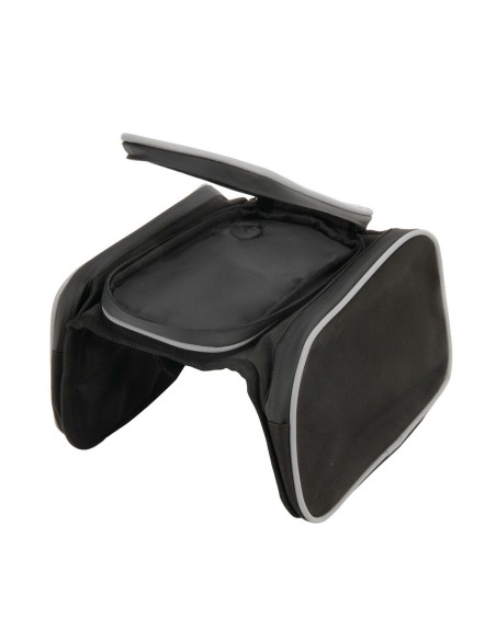 Borsa telaio bici a 3 comparti con porta telefono