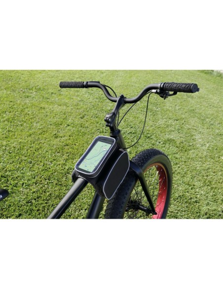 Borsa telaio bici a 3 comparti con porta telefono