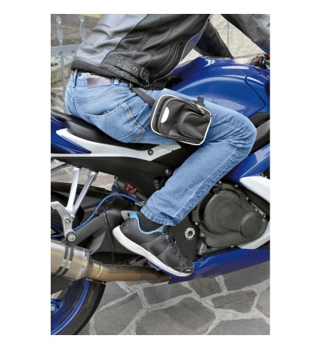 Borsello da gamba per moto con copertura antiacqua