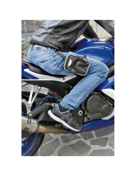 Borsello da gamba per moto con copertura antiacqua