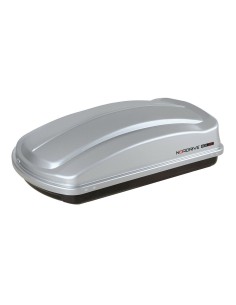 Box Auto Portatutto Portapacchi Nordrive in ABS 330 litri Grigio Goffrato