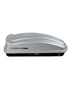 Box Auto Portatutto Portapacchi Nordrive in ABS 330 litri Grigio Goffrato 2