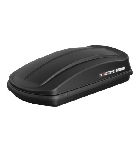 Box Auto Portatutto Portapacchi Nordrive in ABS 330 litri Nero Goffrato