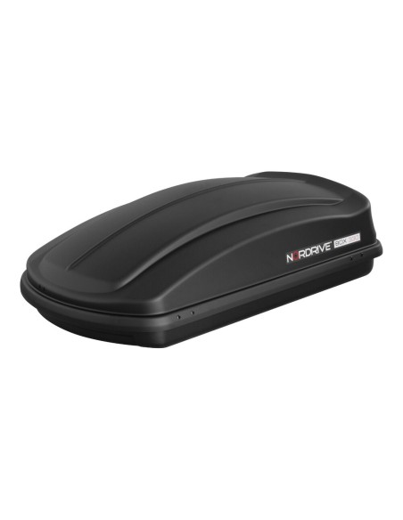 Box Auto Portatutto Portapacchi Nordrive in ABS 330 litri Nero Goffrato