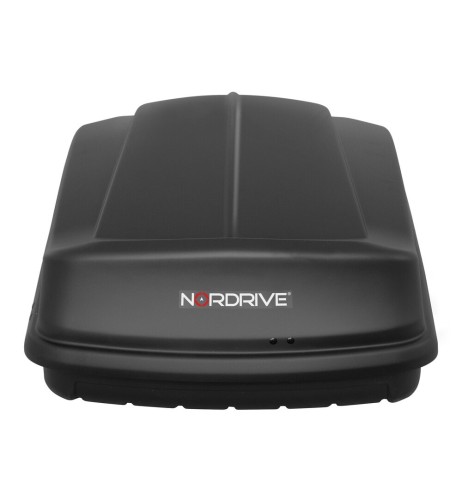 Box Auto Portatutto Portapacchi Nordrive in ABS 330 litri Nero Goffrato