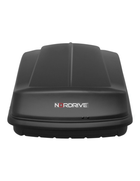 Box Auto Portatutto Portapacchi Nordrive in ABS 330 litri Nero Goffrato