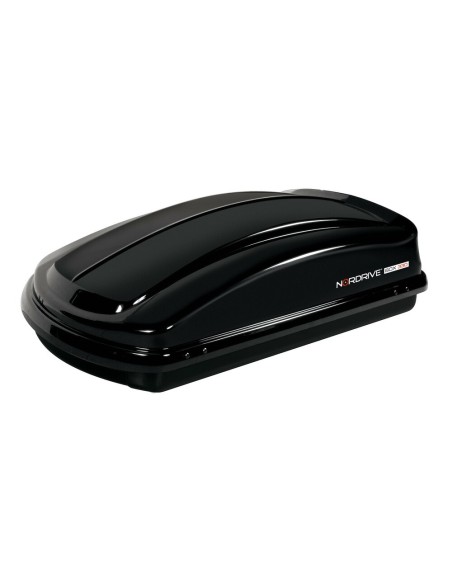 Box Auto Portatutto Portapacchi Nordrive in ABS 330 litri Nero lucido