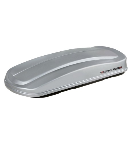 Box Auto Portatutto Portapacchi Nordrive in ABS 430 litri Grigio Goffrato