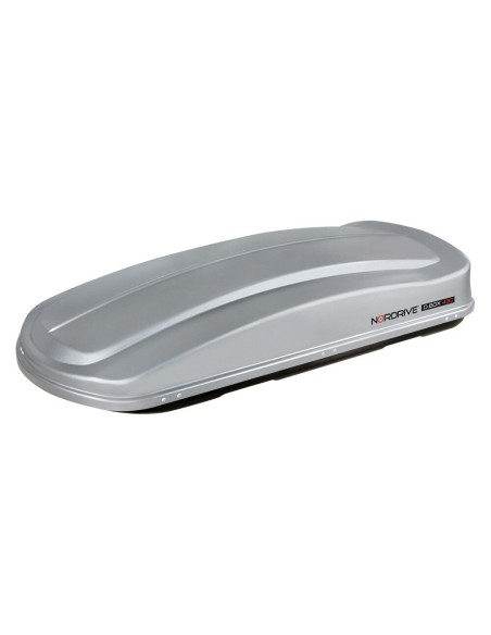 Box Auto Portatutto Portapacchi Nordrive in ABS 430 litri Grigio Goffrato