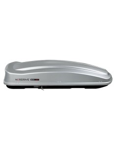 Box Auto Portatutto Portapacchi Nordrive in ABS 430 litri Grigio Goffrato 2