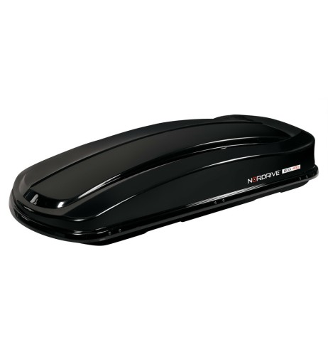 Box Auto Portatutto Portapacchi Nordrive in ABS 430 litri Nero Lucido
