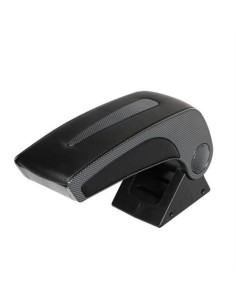 Bracciolo portaoggetti auto universale carbon  2