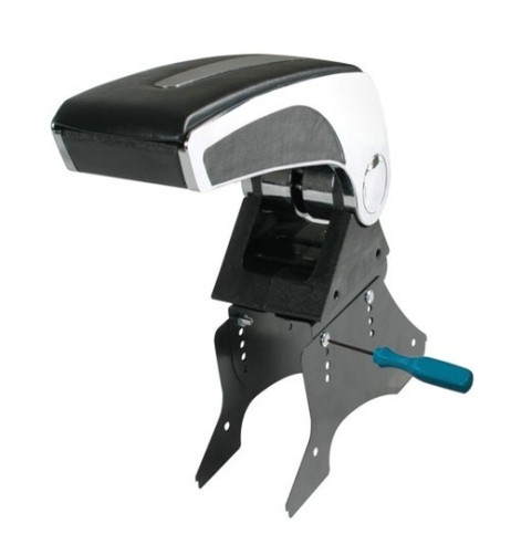 Bracciolo portaoggetti auto universale cromo