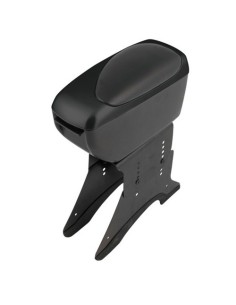 Bracciolo portaoggetti auto universale imbottitura similpelle Nero tg S