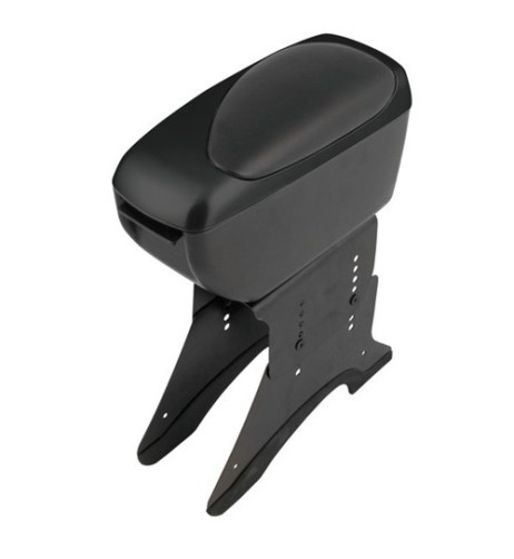 Bracciolo portaoggetti auto universale imbottitura similpelle Nero tg S