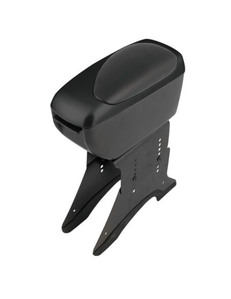 Bracciolo portaoggetti auto universale imbottitura similpelle Nero tg S