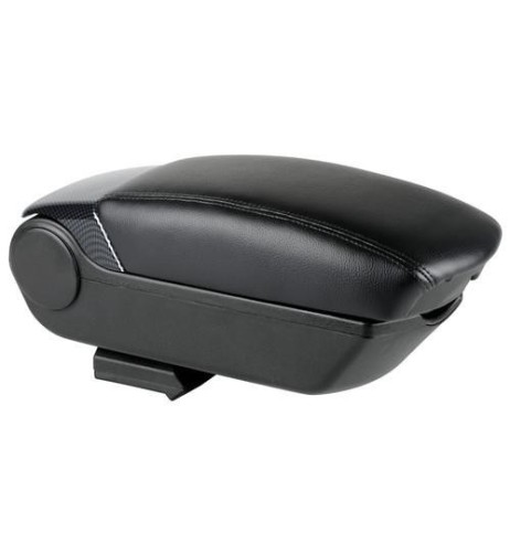 Bracciolo portaoggetti similpelle nero c prese USB Abarth 595 695 dal 2016