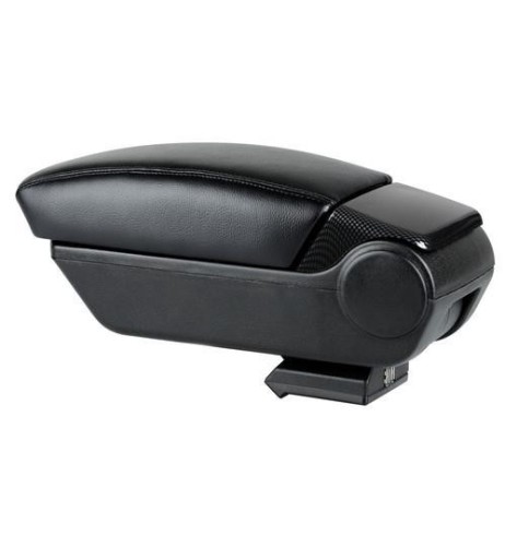 Bracciolo portaoggetti similpelle nero c prese USB Peugeot 2008 2013 2019