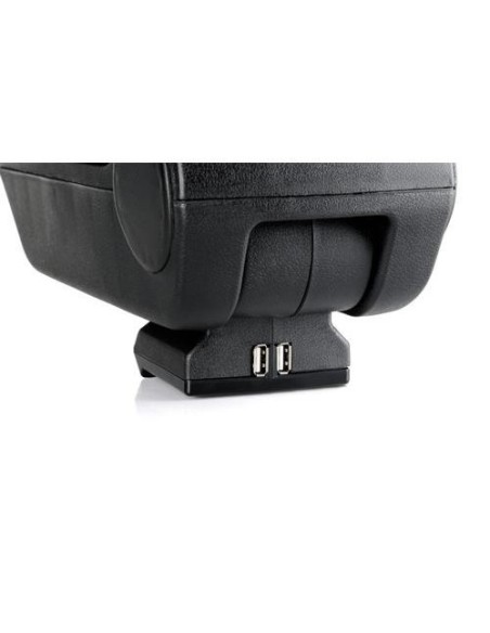 Bracciolo portaoggetti similpelle nero c prese USB Toyota Yaris 2014 2020