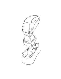 Bracciolo portaoggetti sportivo attacco Hyundai Accent 2006 2009 2