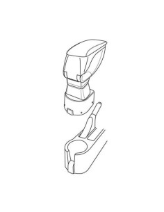 Bracciolo portaoggetti sportivo attacco Hyundai Getz 2002 2005 2