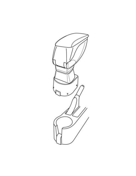 Bracciolo portaoggetti sportivo attacco Hyundai Getz 2002 2005