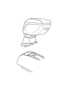 Bracciolo portaoggetti sportivo attacco Opel Agila benzina 2000 2008 2