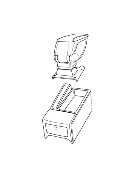 Bracciolo portaoggetti sportivo attacco Opel Vectra 2002 2009