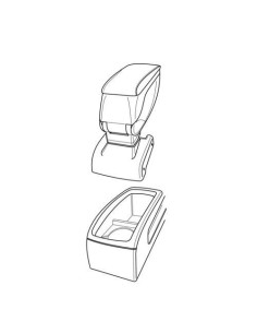 Bracciolo portaoggetti sportivo attacco VW Passat 2005 2012 2