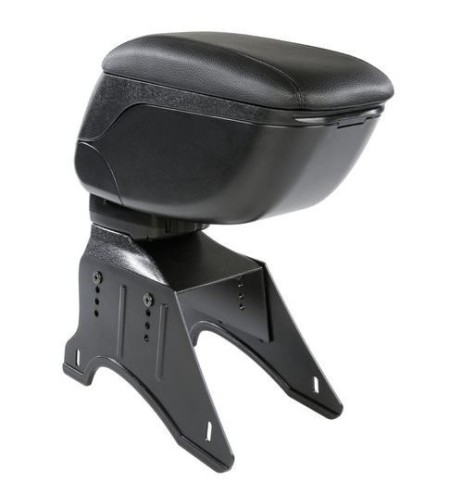 Bracciolo universale Classic doppio sistema di fissaggio con USB nero