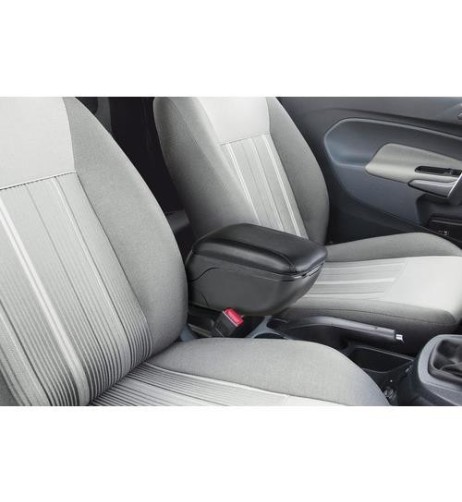 Bracciolo universale Classic doppio sistema di fissaggio con USB nero