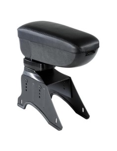 Bracciolo universale Compact doppio sistema di fissaggio con USB nero