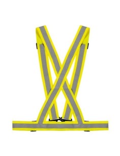 Bretelle catarifrangenti certificate taglia unica Giallo 2