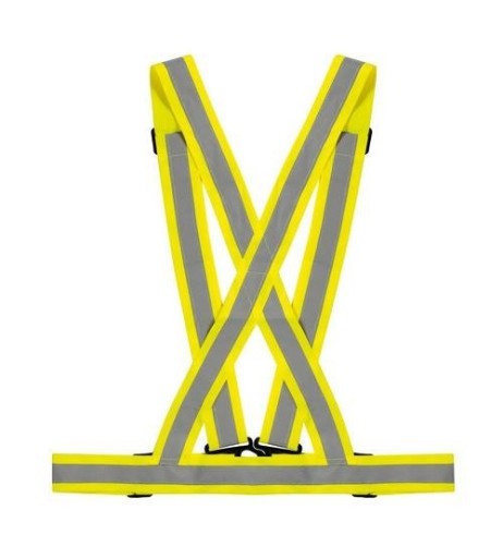 Bretelle catarifrangenti certificate taglia unica Giallo