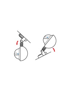 Bussola adesiva auto camion fuoristrada 39x67x32mm 2