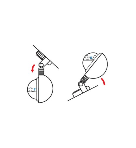 Bussola adesiva auto camion fuoristrada 39x67x32mm