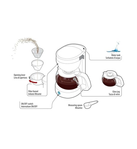 Caffettiera Liberica camion accendisigari 24V 300W