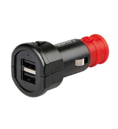 Caricabatteria universale 2 porte Usb Fast Charge 2700 mA 12 32V