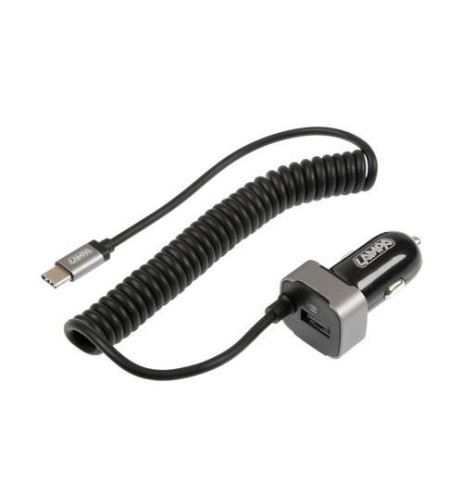 Caricabatteria Usb type C 1 porta Usb Fast Charge 3000 mA 12 24V