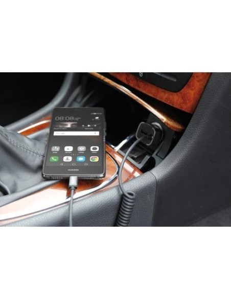 Caricabatteria Usb type C 1 porta Usb Fast Charge 3000 mA 12 24V