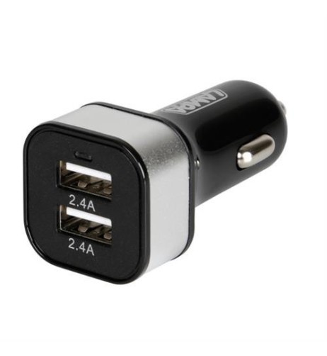 Caricatore auto doppia presa Usb a ricarica veloce 4800 mA 12 24V