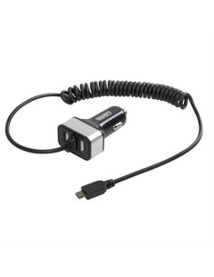 Caricatore auto doppia presa USB ricarica veloce 5800 mA 12 24V Micro Usb