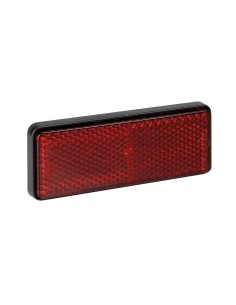 Catarifrangente posteriore con vite 90x35mm omologato Rosso
