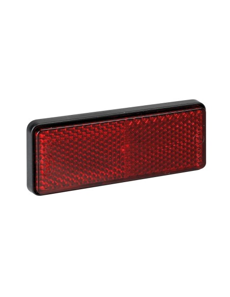 Catarifrangente posteriore con vite 90x35mm omologato Rosso