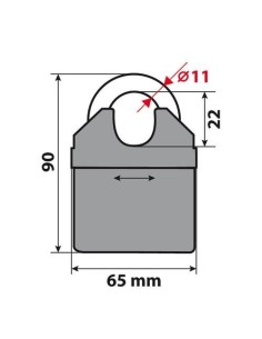 Catena Antifurto maglia 8mm in acciaio cementato 200cm 2
