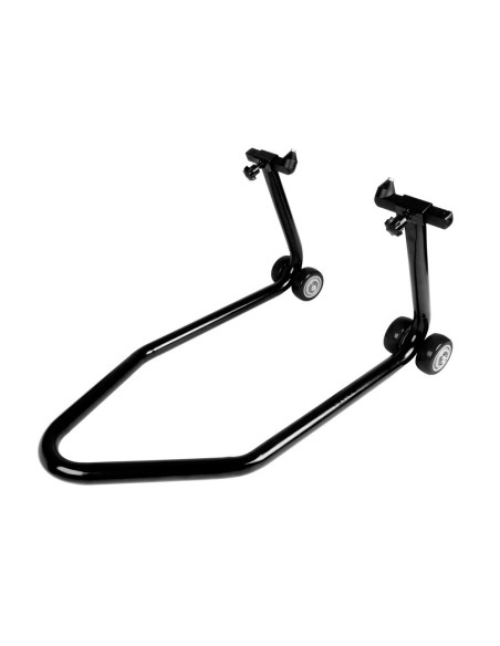 Cavalletto anteriore regolabile per moto