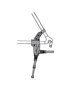 Cavalletto laterale regolabile 24 33cm bicicletta bici ciclo in alluminio U 2